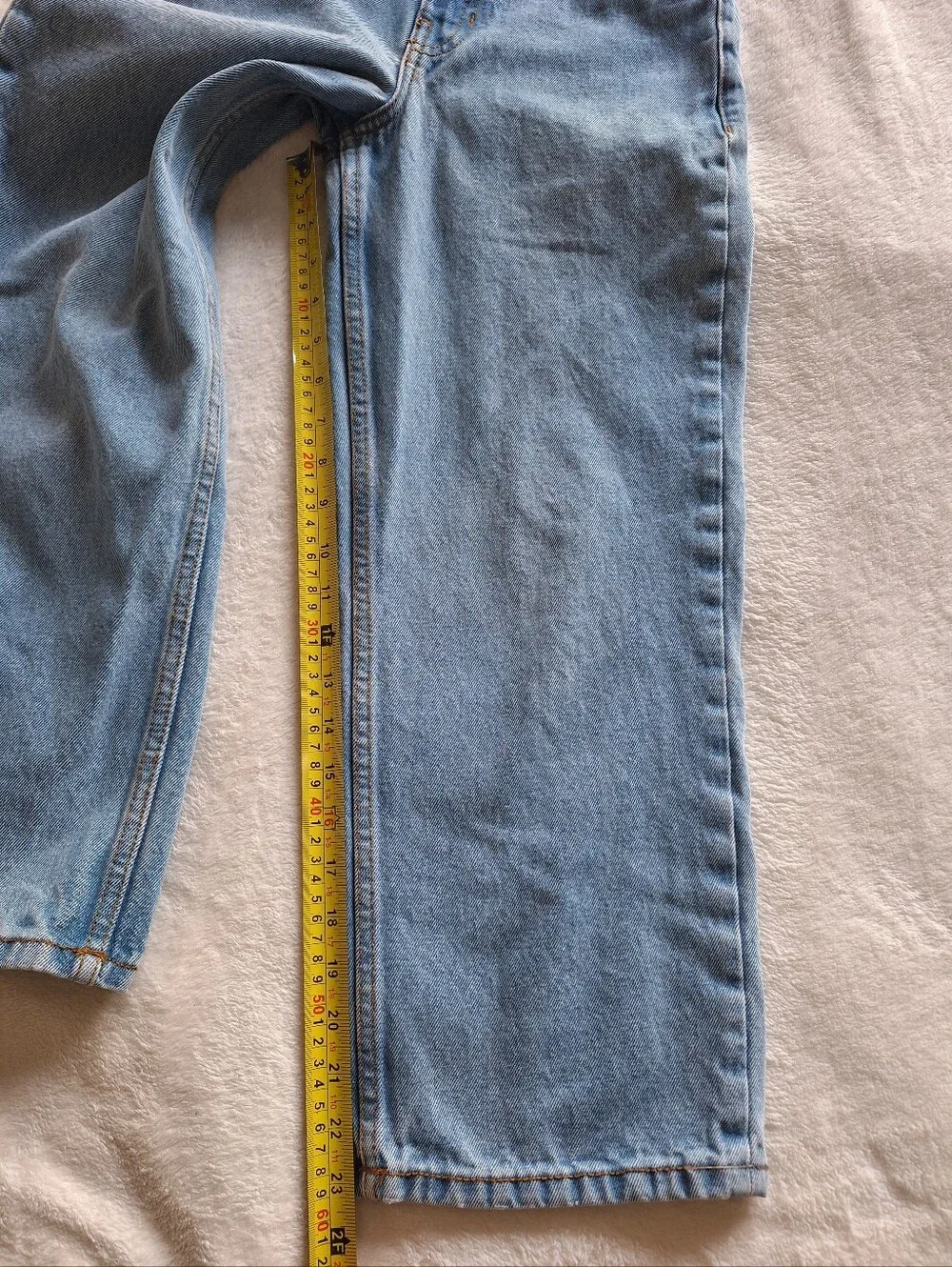 Vans Kids Check-5 Baggy Denim Pants Light Wash Size 24 / 8 Skate